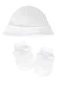 Conjunto bebé gorro+manoplas
