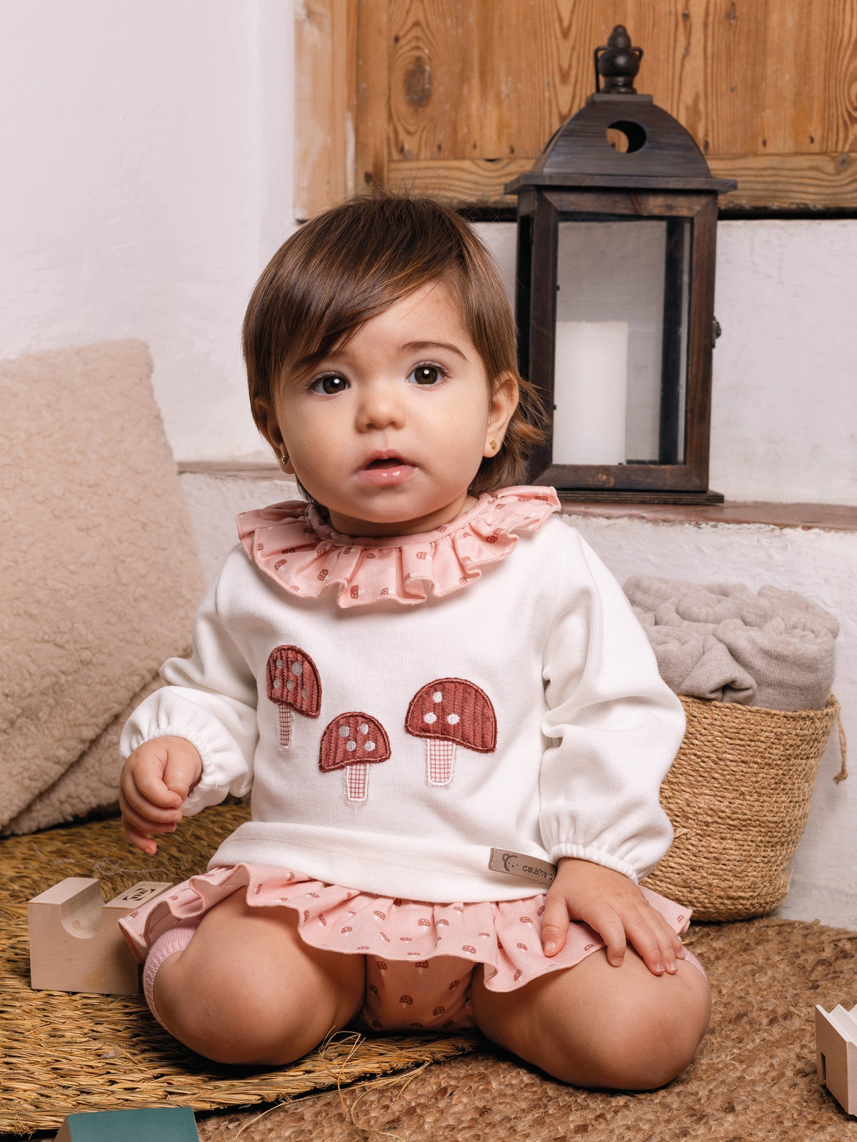 Conjunto Infantil de Invierno con camisa y pololo