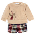 Conjunto de pololo para bebé niño Tartán Trives