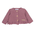 Chaqueta punto berenjena