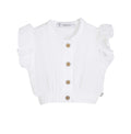Blusa blanca volantes