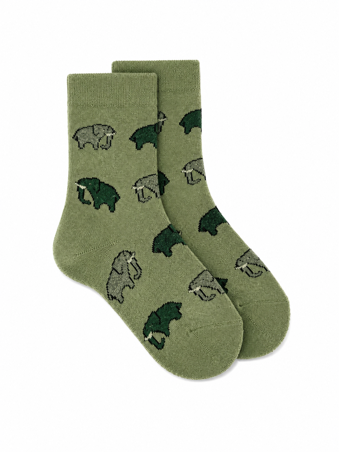 Calcetines mezcla lana merino con elefantes CÓNDOR