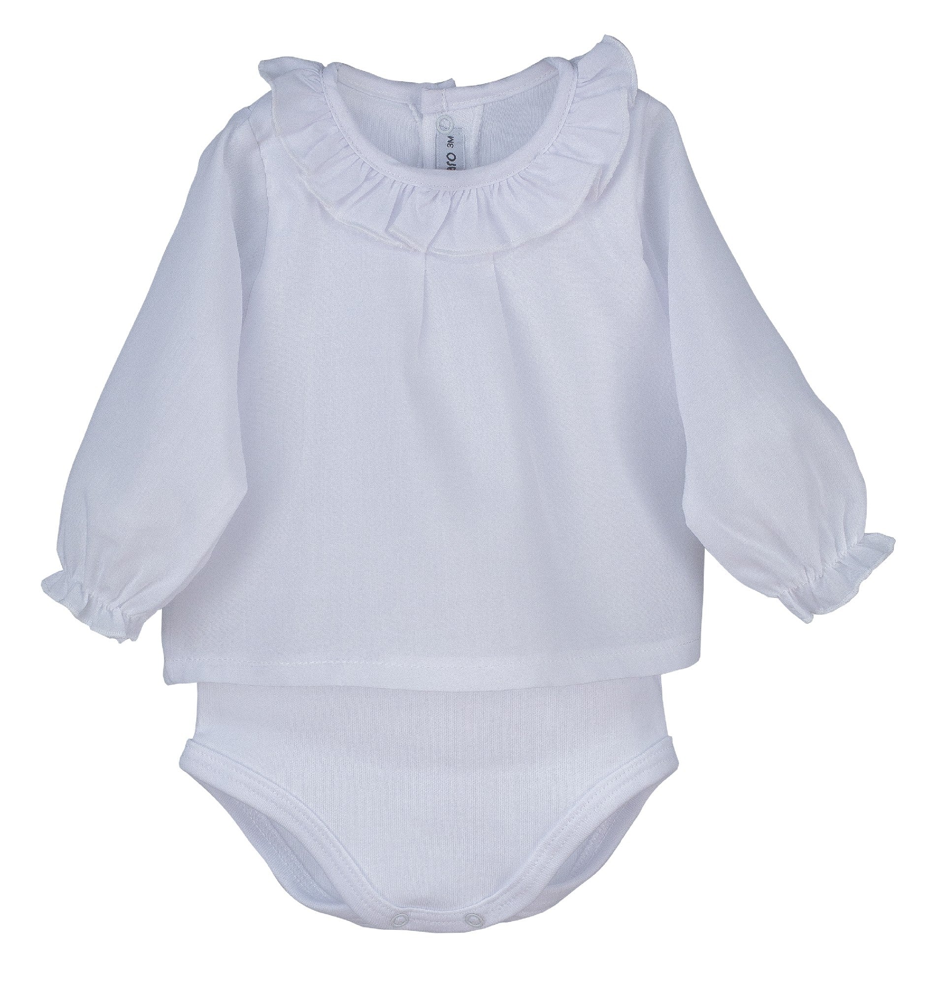 Body camisa cuello volante