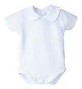 Body manga corta cuello bebé