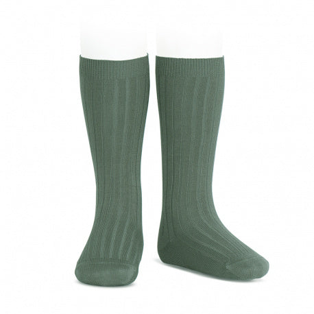 Calcetines altos básicos canalé CÓNDOR