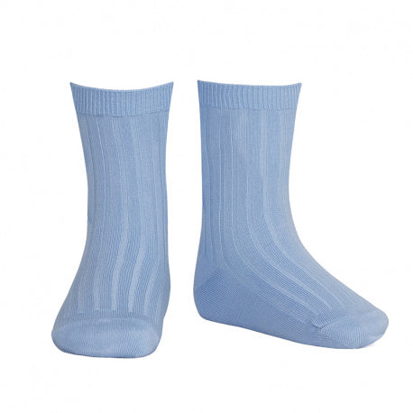 Calcetines cortos básicos punto canalé CÓNDOR