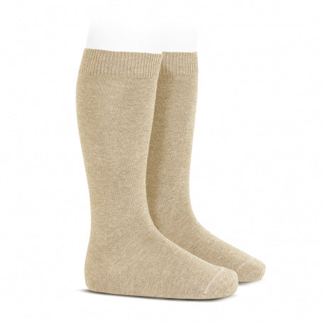 Calcetines altos básicos punto liso CÓNDOR