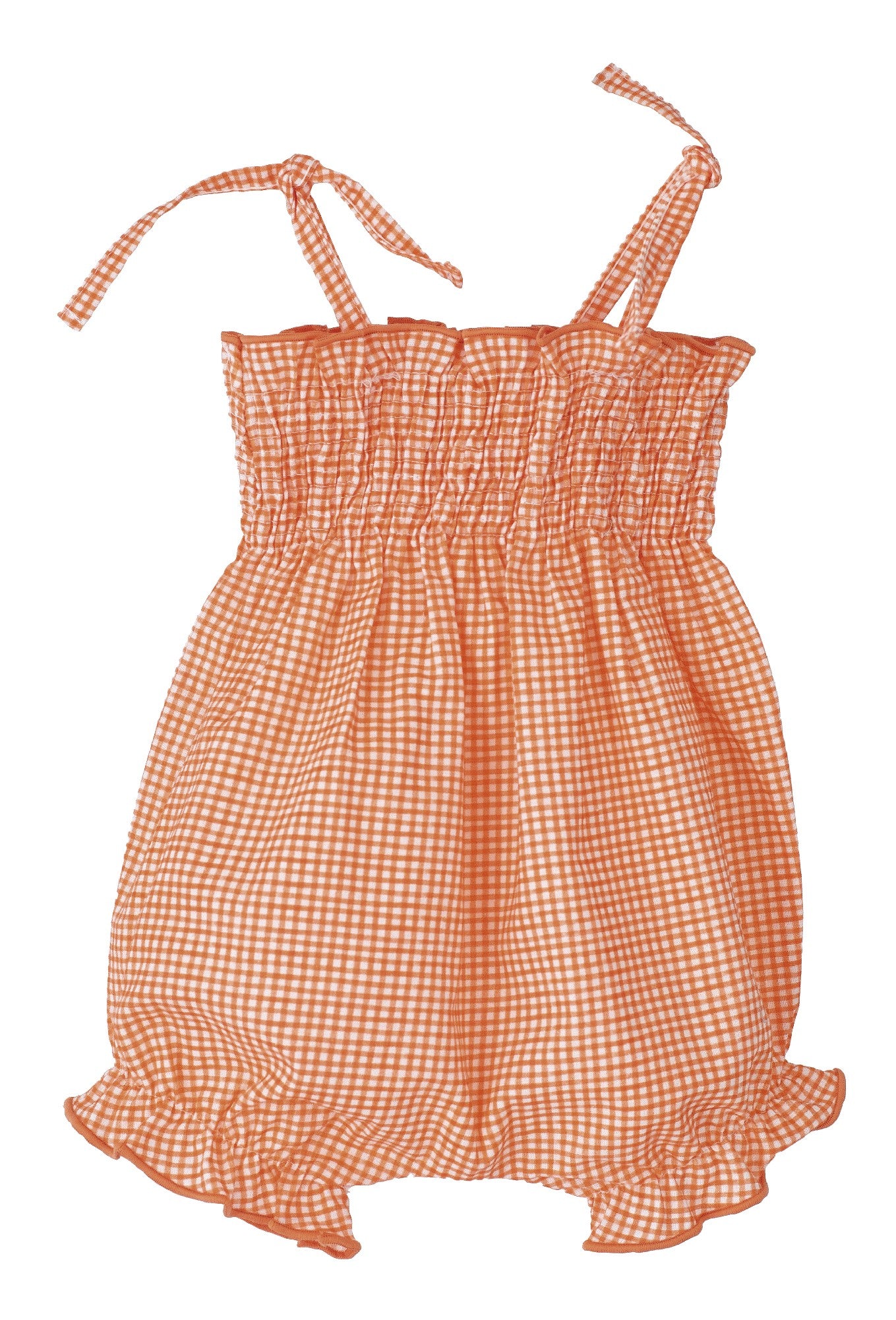 Peto cuadro vichy nectarina