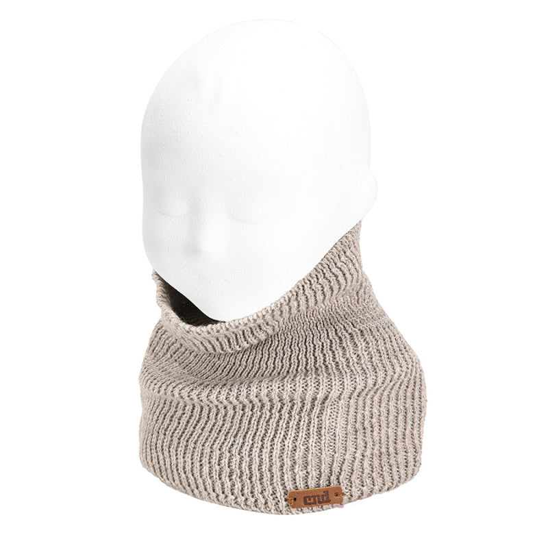Cuello mezcla lana merino, punto links CÓNDOR