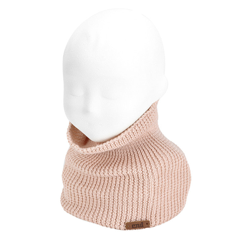 Cuello mezcla lana merino, punto links CÓNDOR