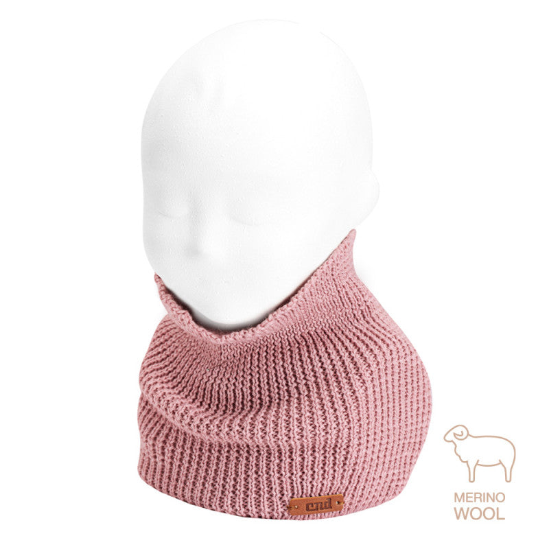 Cuello mezcla lana merino, punto links CÓNDOR