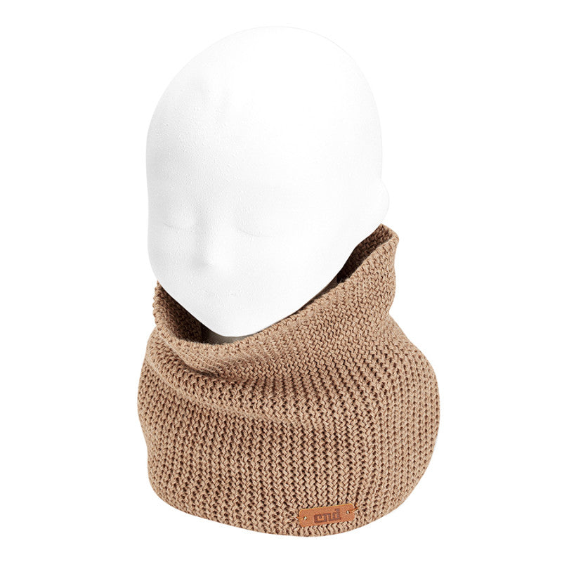Cuello mezcla lana merino, punto links CÓNDOR
