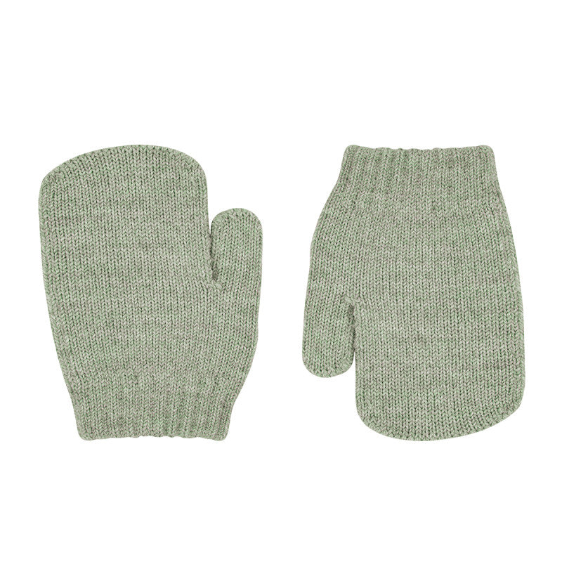 Manoplas con dedo mezcla lana merino CÓNDOR