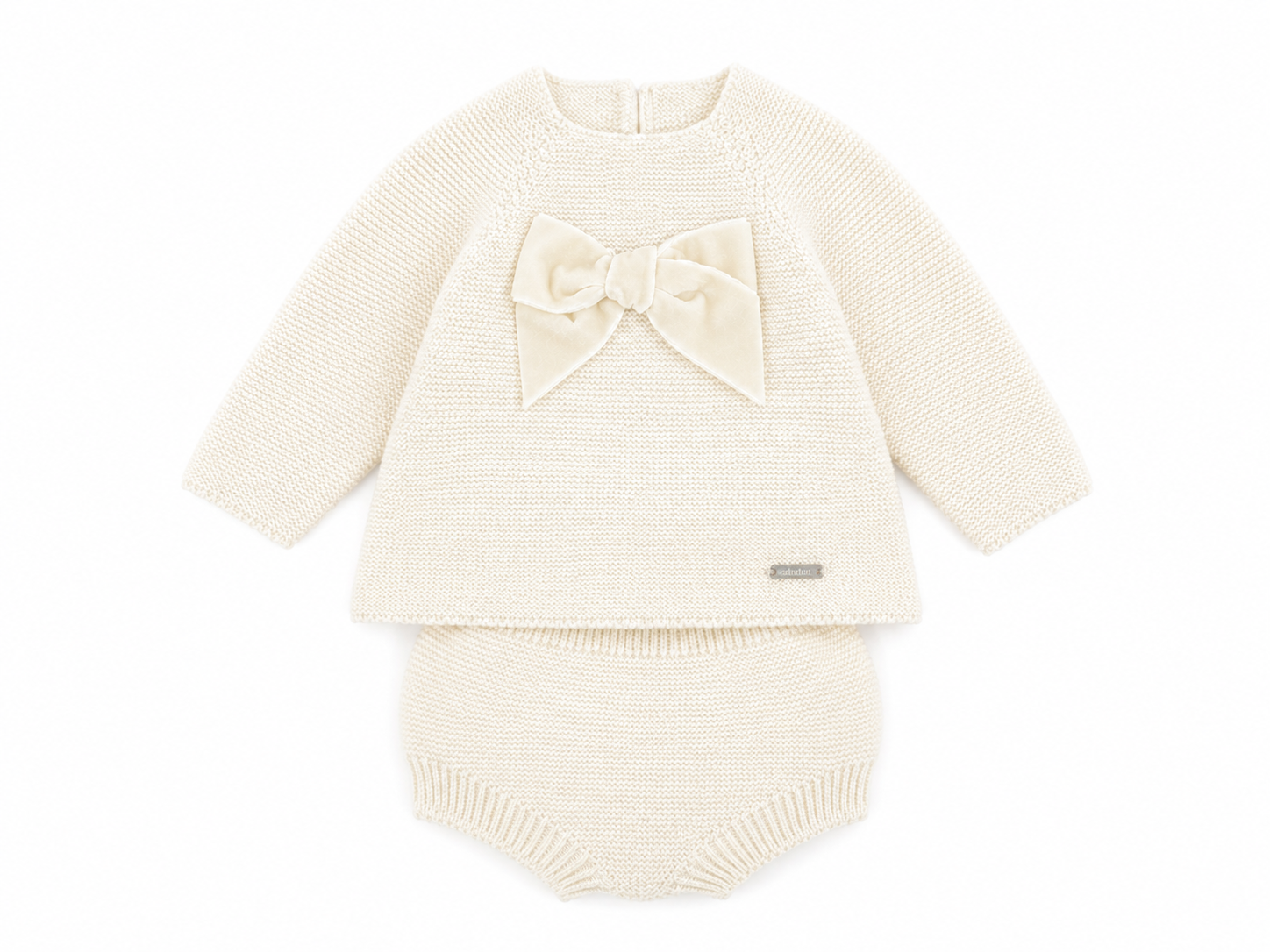 Conjunto lazo terciopelo (jersey + cubrepañal) CÓNDOR