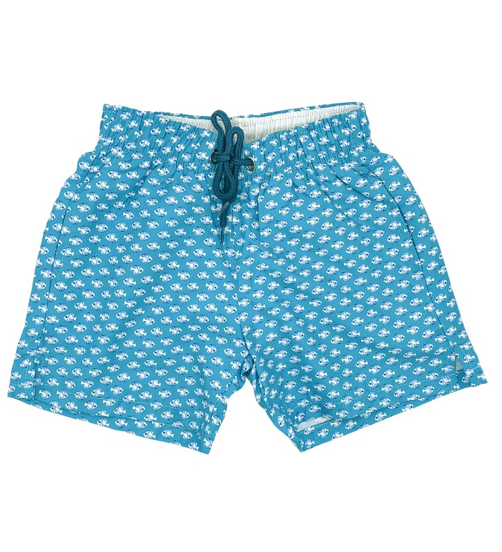 BOXER NIÑO PECES