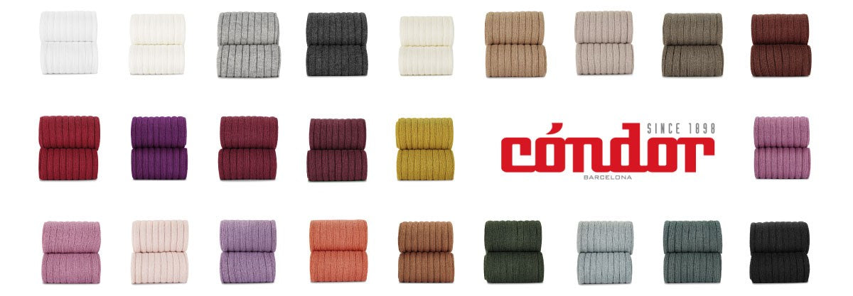 Calcetines cortos básicos punto canalé CÓNDOR